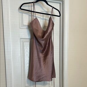 Sleek Satin Slip Dress